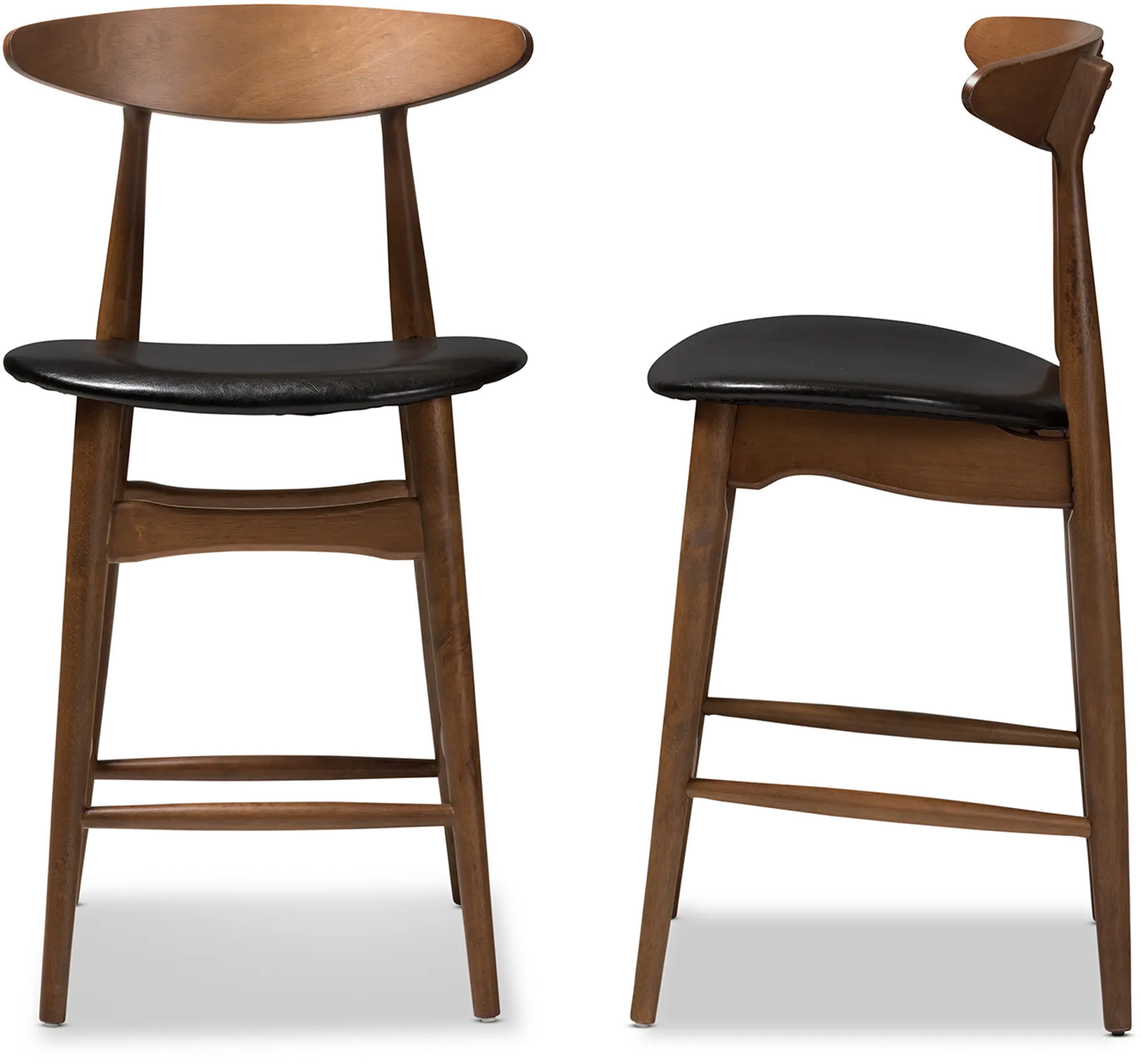144-8073-RCW Flora Black Counter Height Stool (Set of 2)-5