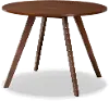 167-10808-RCW Alana Brown Round Dining Room Table