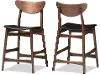 123-6800-RCW Lalina Brown Counter Height Stool (Set of 2)