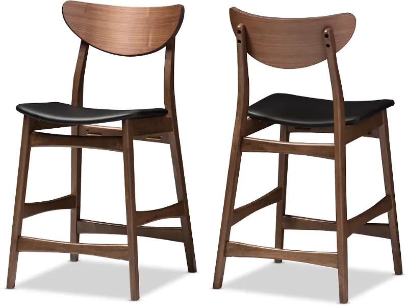 Lalina Brown Counter Height Stool (Set of 2)