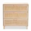 207-12464-RCW Sebille Light Brown Rattan Storage Chest