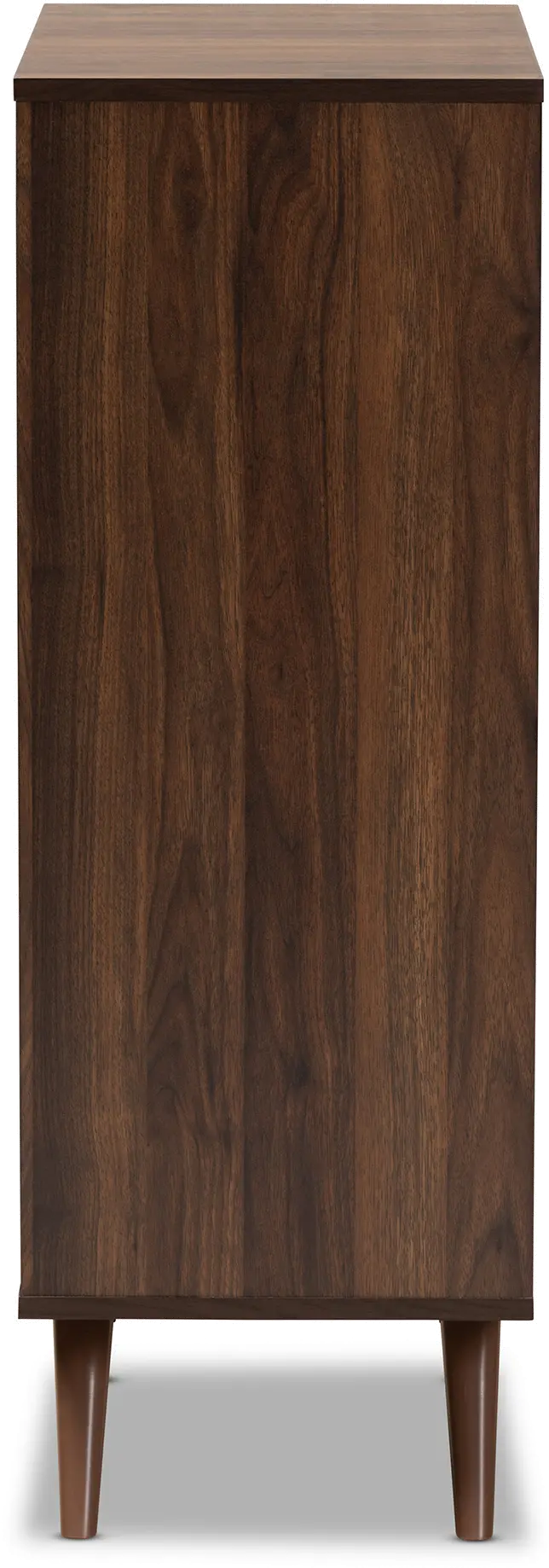 168-10758-RCW Naoki Gray and Walnut Wood Shoe Cabinet-7