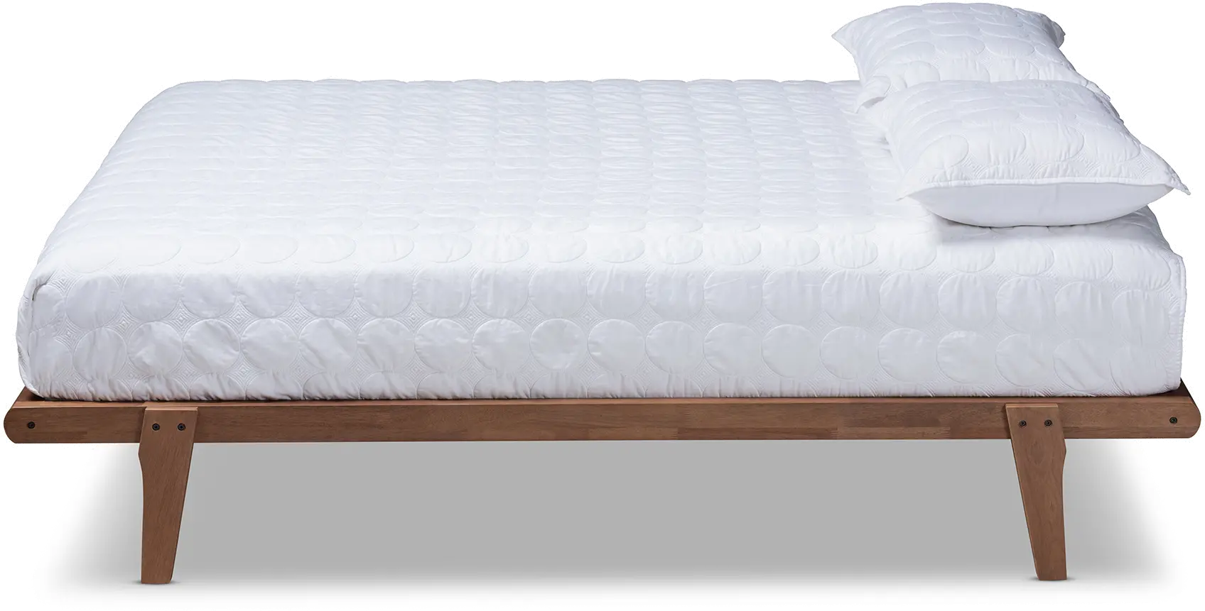 156-9475-RCW Kaia Walnut Brown Wood Queen Platform Bed Frame-4