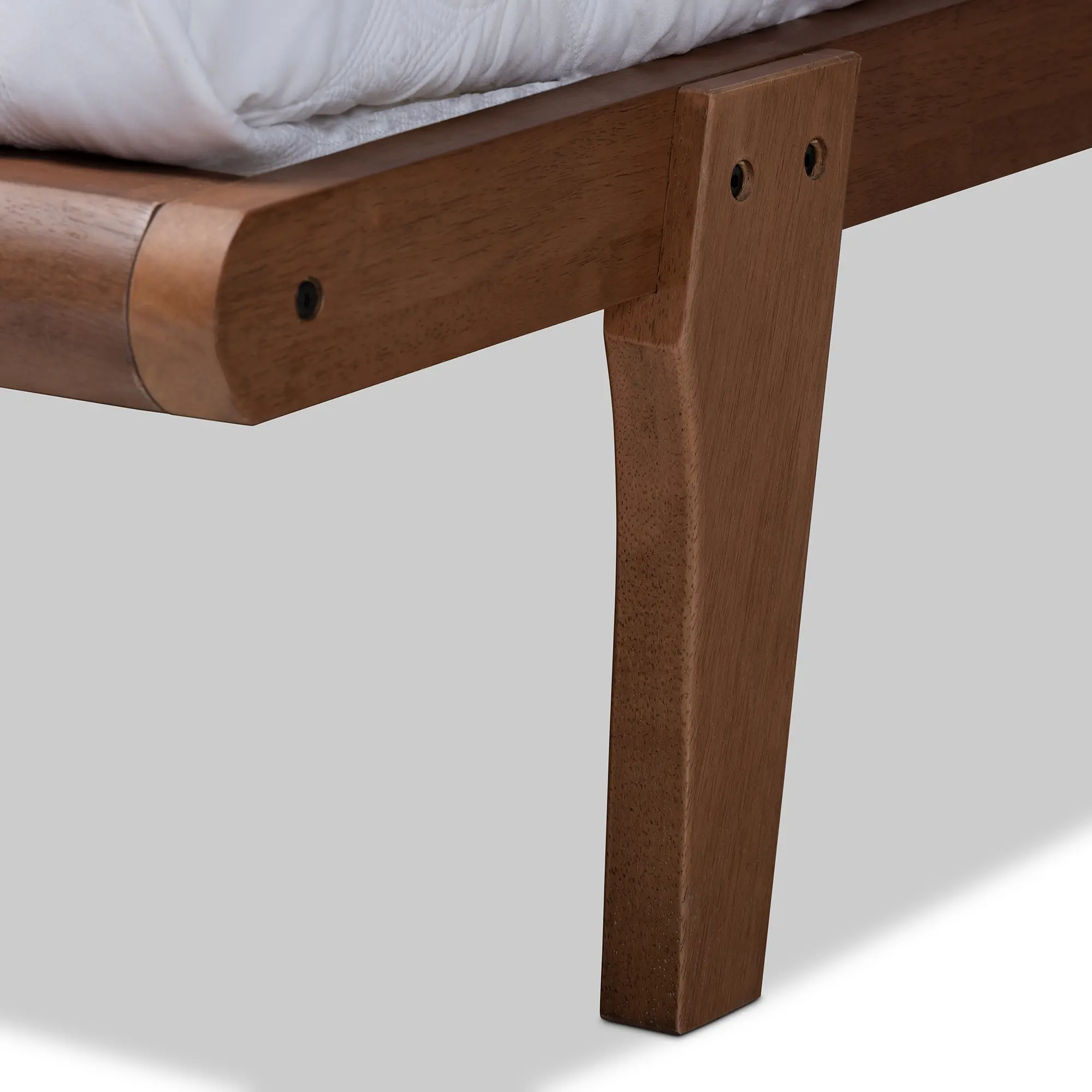 156-9475-RCW Kaia Walnut Brown Wood Queen Platform Bed Frame-7