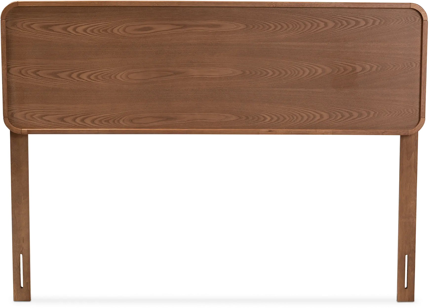 156-9429-RCW Mailene Mid-Century Modern Walnut Queen Headboard-1