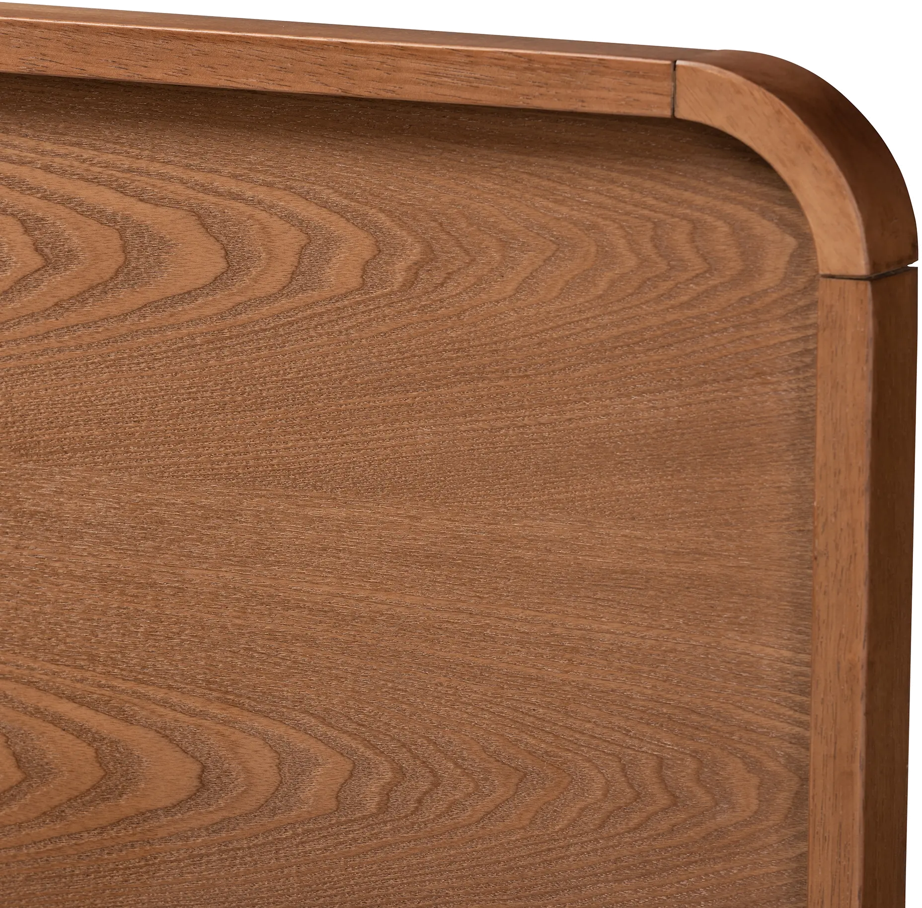 156-9429-RCW Mailene Mid-Century Modern Walnut Queen Headboard-6