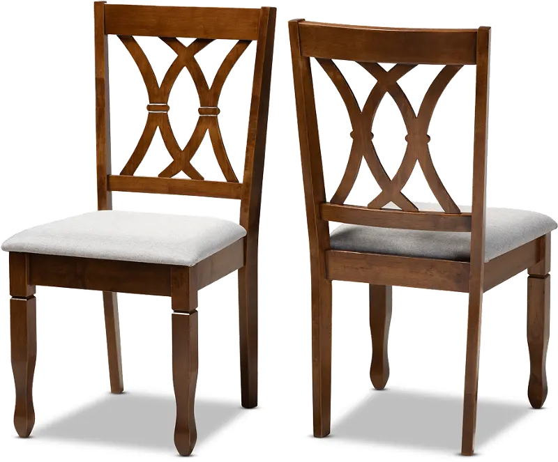 Augustine Brown Dining Room Chair (Set of 2)