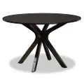 168-10894-RCW Kenji Dark Brown Round Dining Room Table