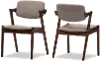 130-7186-RCW Gray Dining Room Chair (Set of 2)