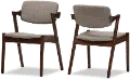130-7186-RCW Gray Dining Room Chair (Set of 2)