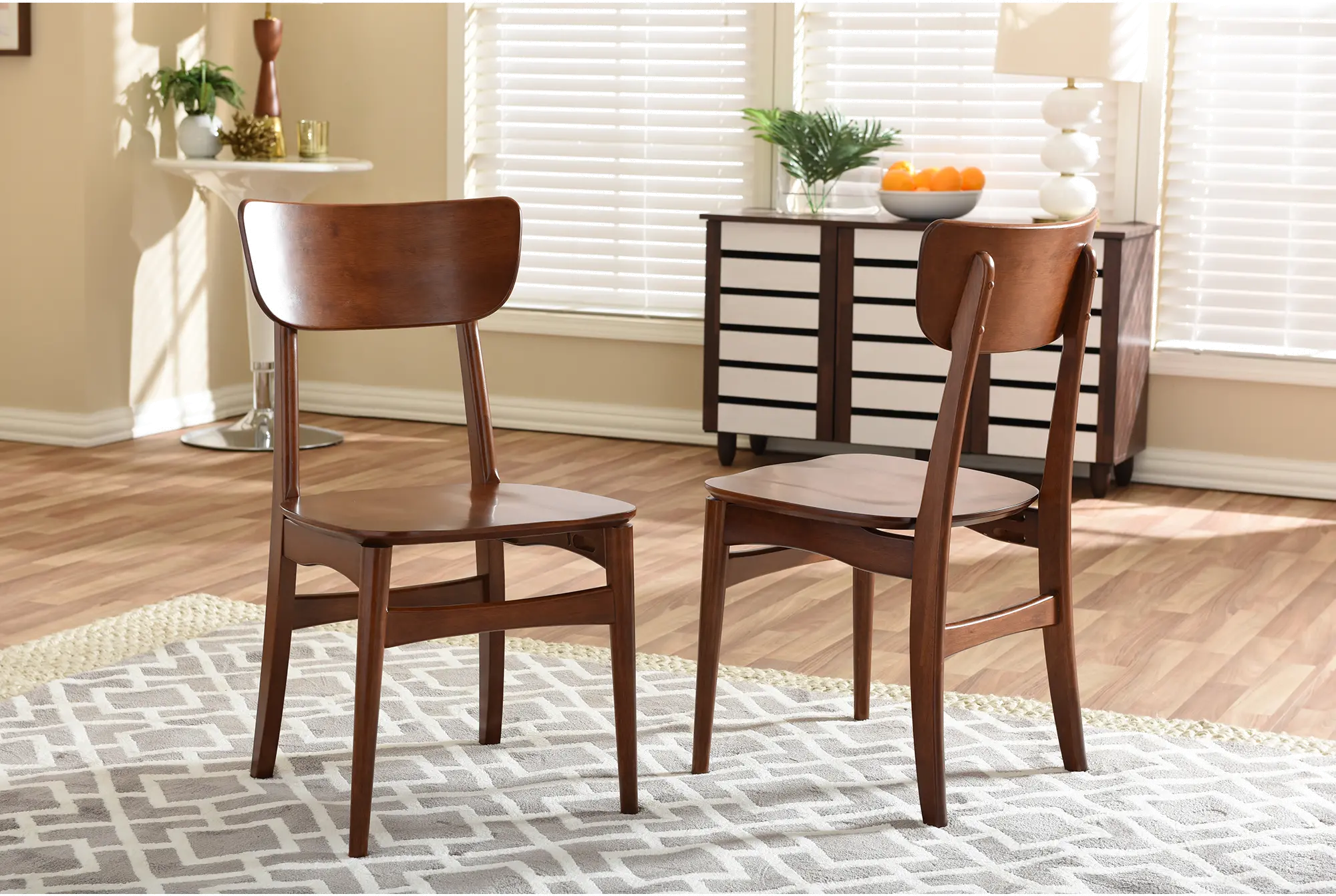 121-6623-RCW Netherlands Brown Dining Room Chair (Set of 2)-2