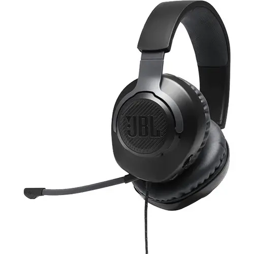 JBLQ100XBLKGRNAM JBL Quantum 100 Wired Over-Ear Gaming Headset-3