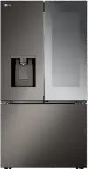 LRYKC2606D LG 26 cu ft InstaView® French Door Refrigerator - Counter Depth Black Stainless Steel