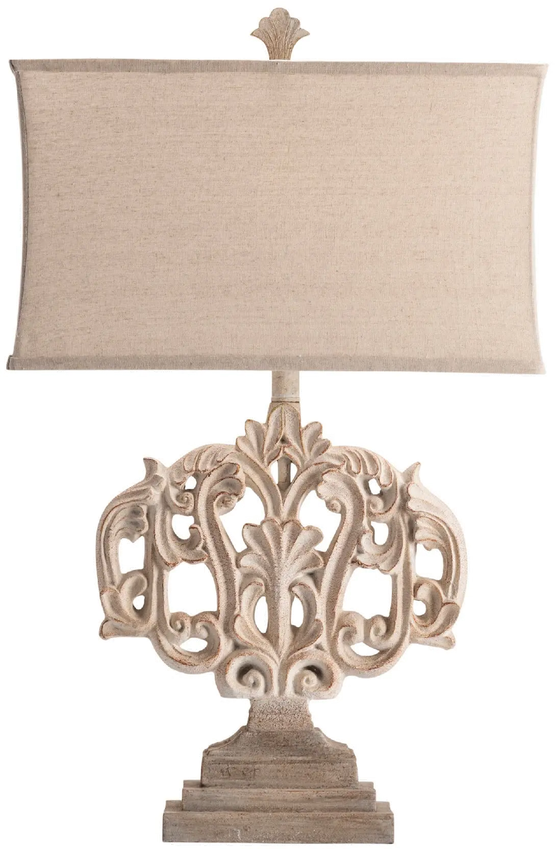 29.5 Inch Filigree Resin Table Lamp-1