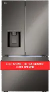 LRYXC2606D LG 25.5 cu ft French Door Refrigerator - Counter Depth Black Stainless Steel