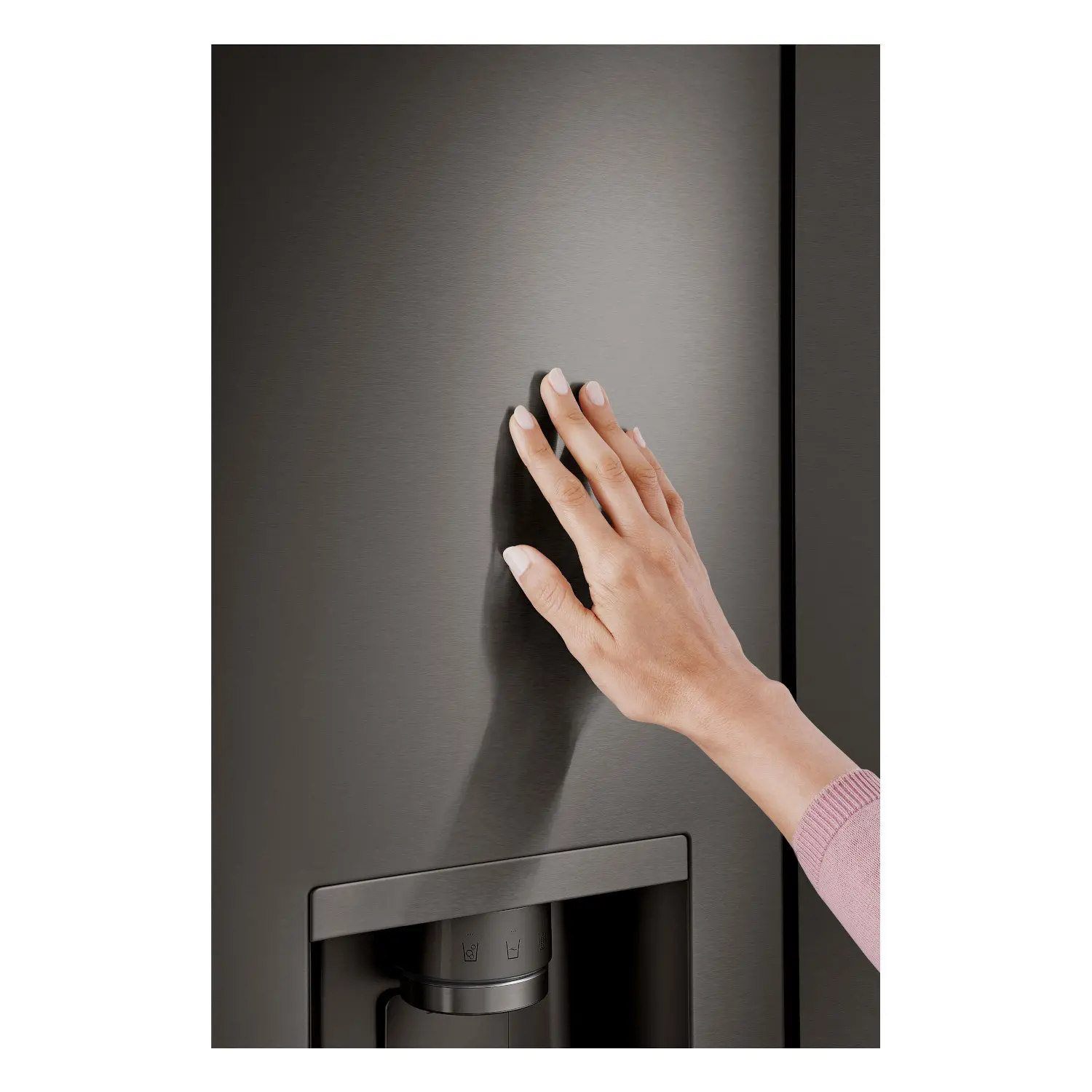 LRYXC2606D LG 25.5 cu ft French Door Refrigerator - Counter Depth Black Stainless Steel-9