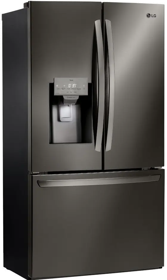 LRFS28XBD LG 28 Cu Ft French Door Refrigerator - Black Stainless Steel-16