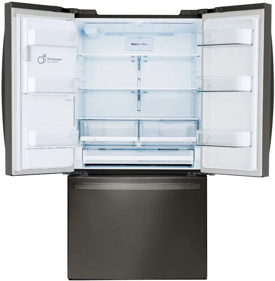 LRFS28XBD LG 28 Cu Ft French Door Refrigerator - Black Stainless Steel-5