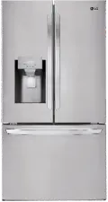 LRFS28XBS LG 28 Cu Ft French Door Refrigerator - Stainless Steel