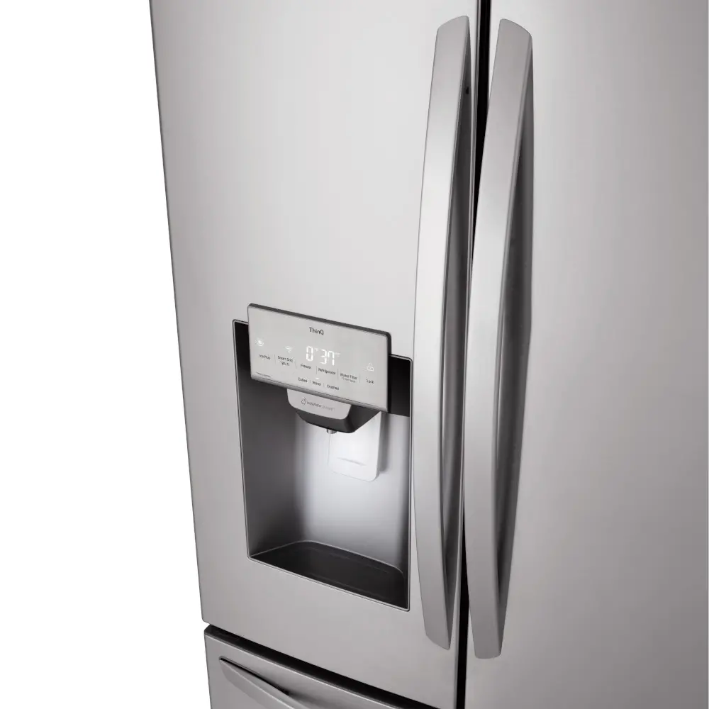 LRFS28XBS LG 28 Cu Ft French Door Refrigerator - Stainless Steel-2