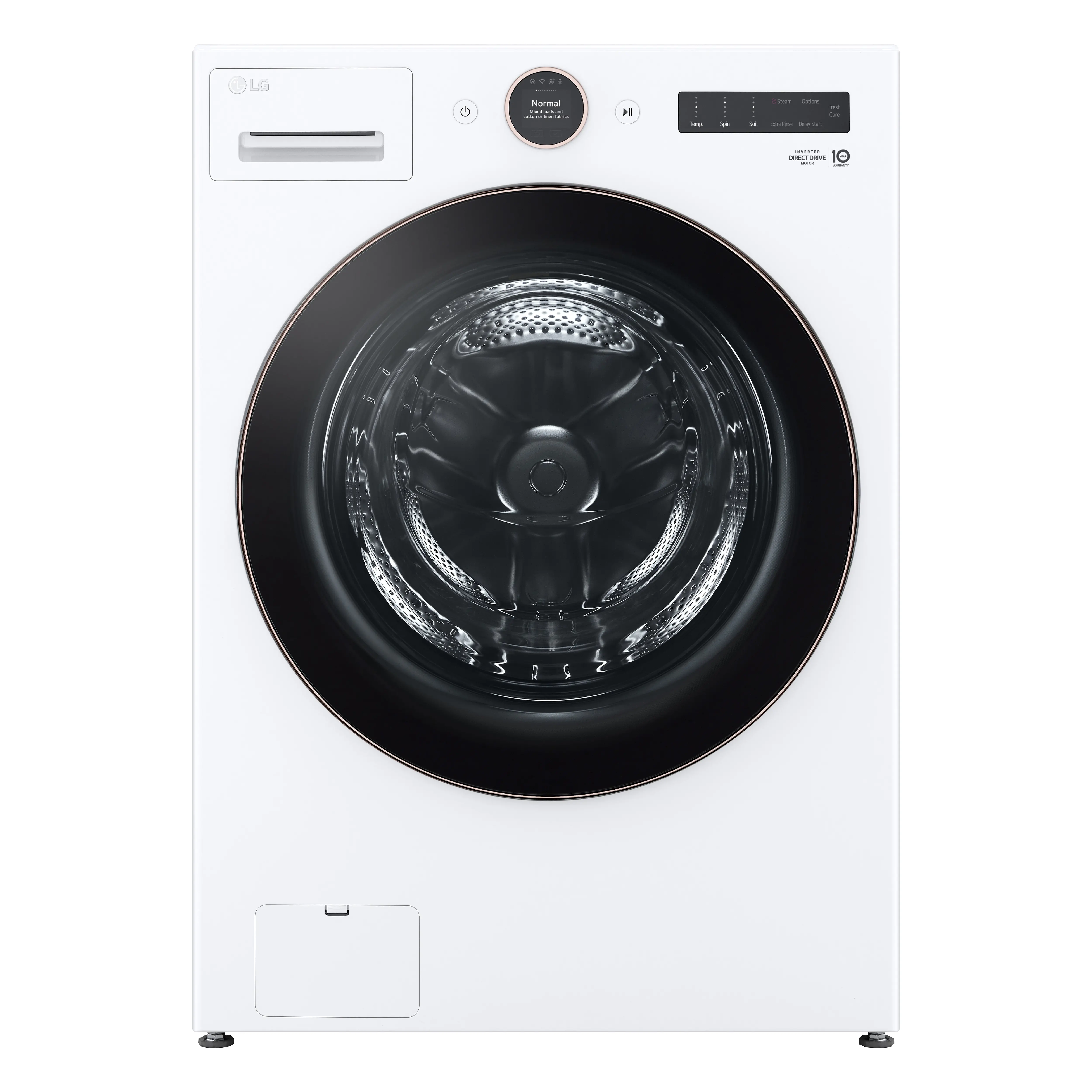 WM6500HWA LG 5 cu ft Front Load Washer - White 6500W-1