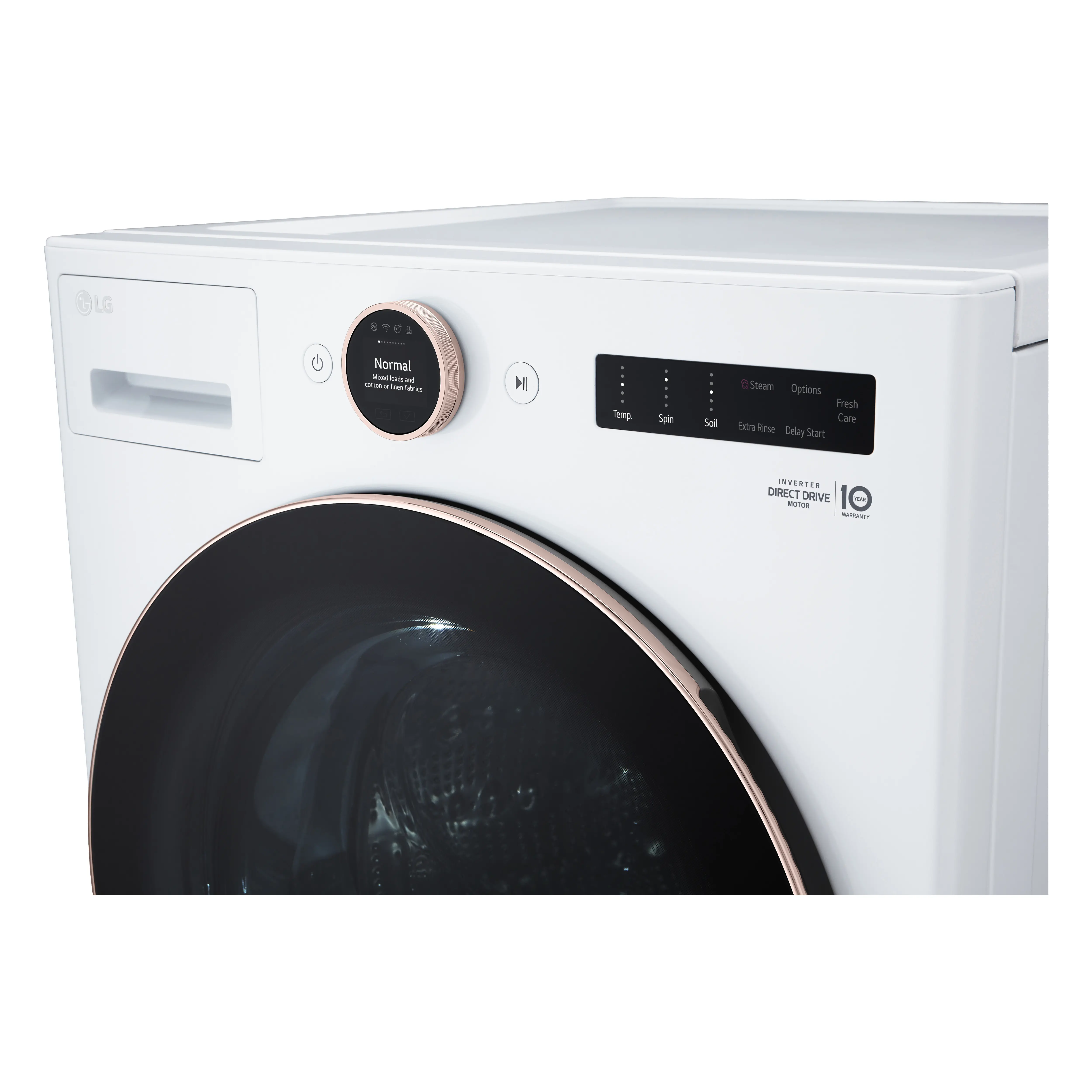 WM6500HWA LG 5 cu ft Front Load Washer - White 6500W-5