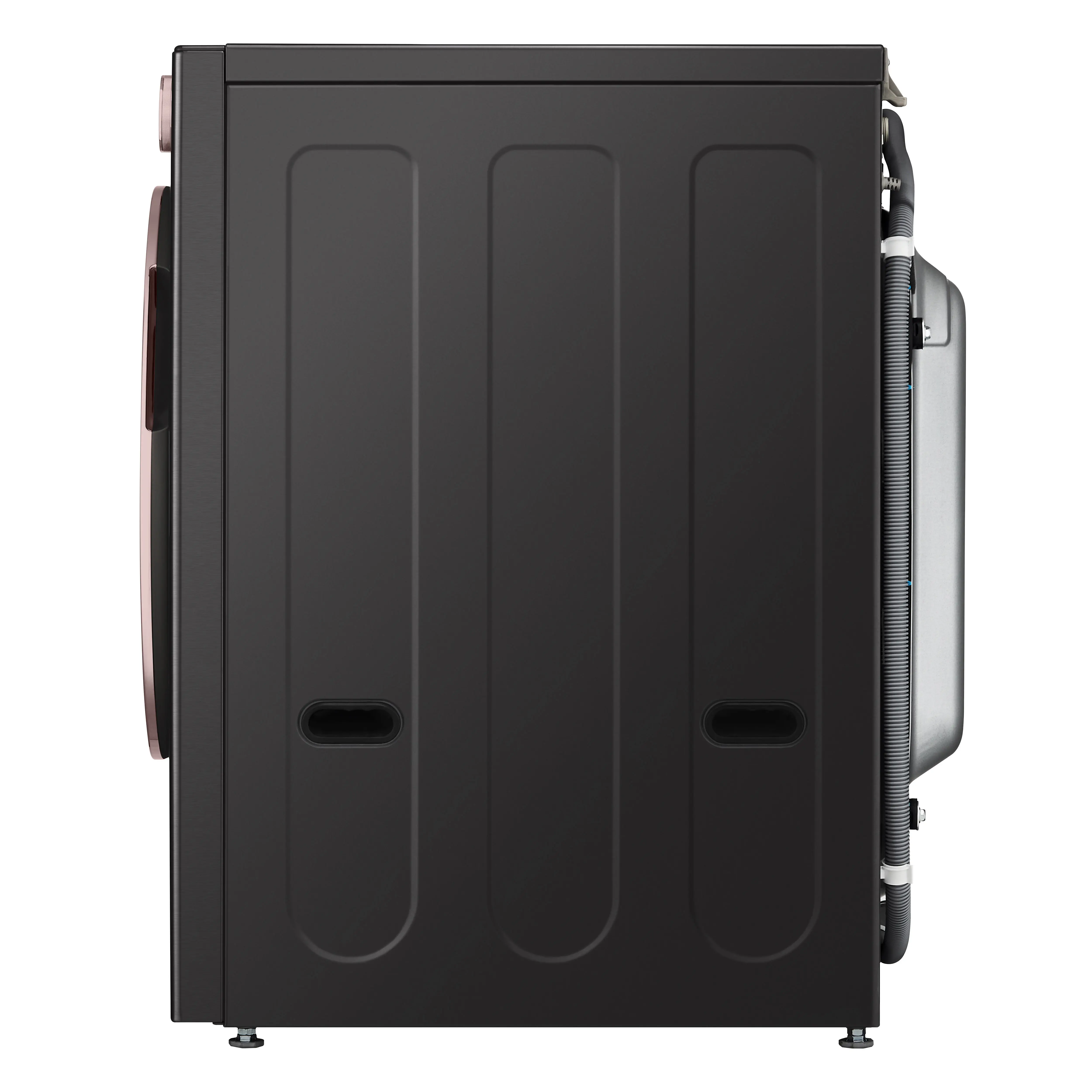 WM6500HBA LG 5 cu ft Front Load Washer - Black Steel 6500B-15