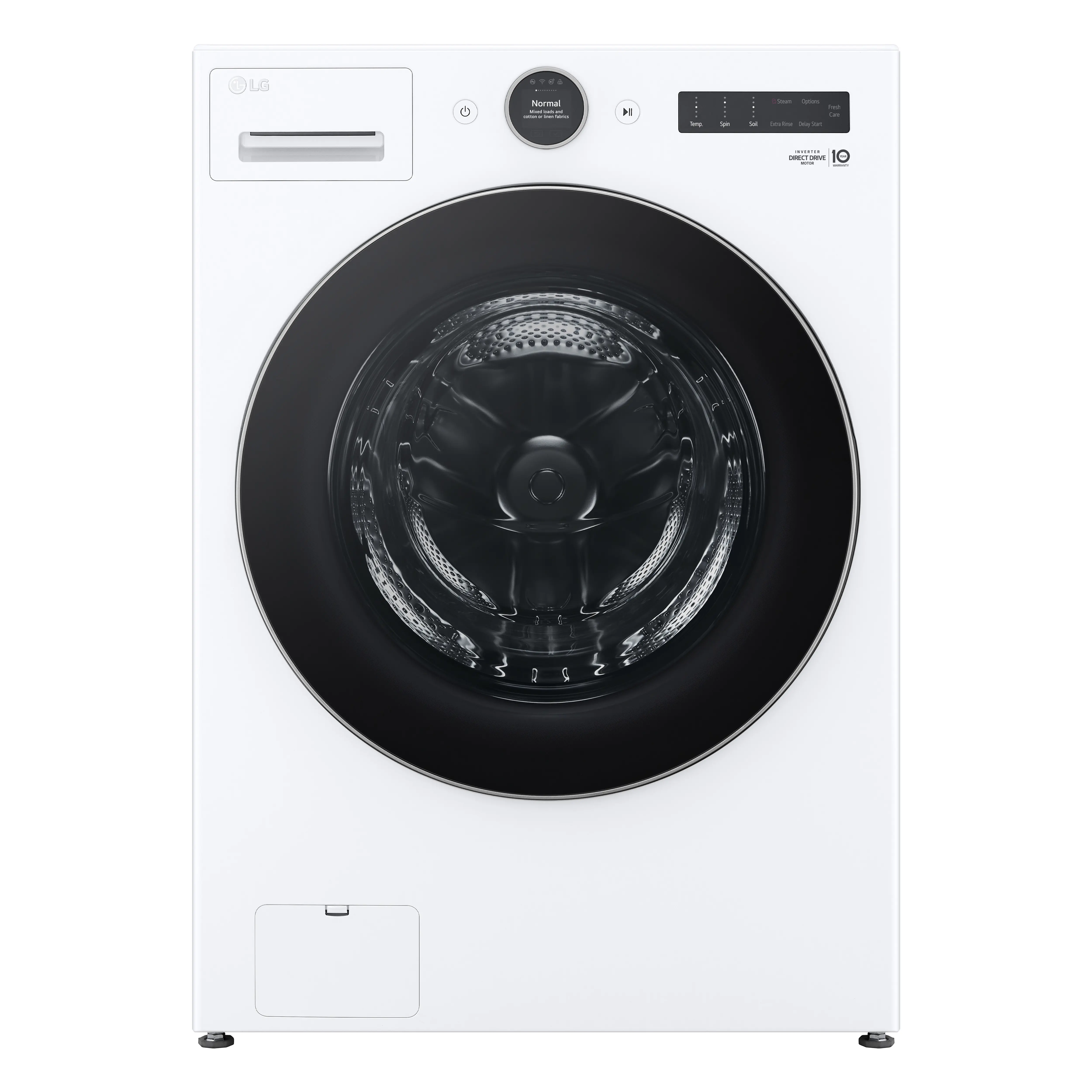 WM5500HWA LG 4.5 cu ft Front Load Washer - White 5500W-1