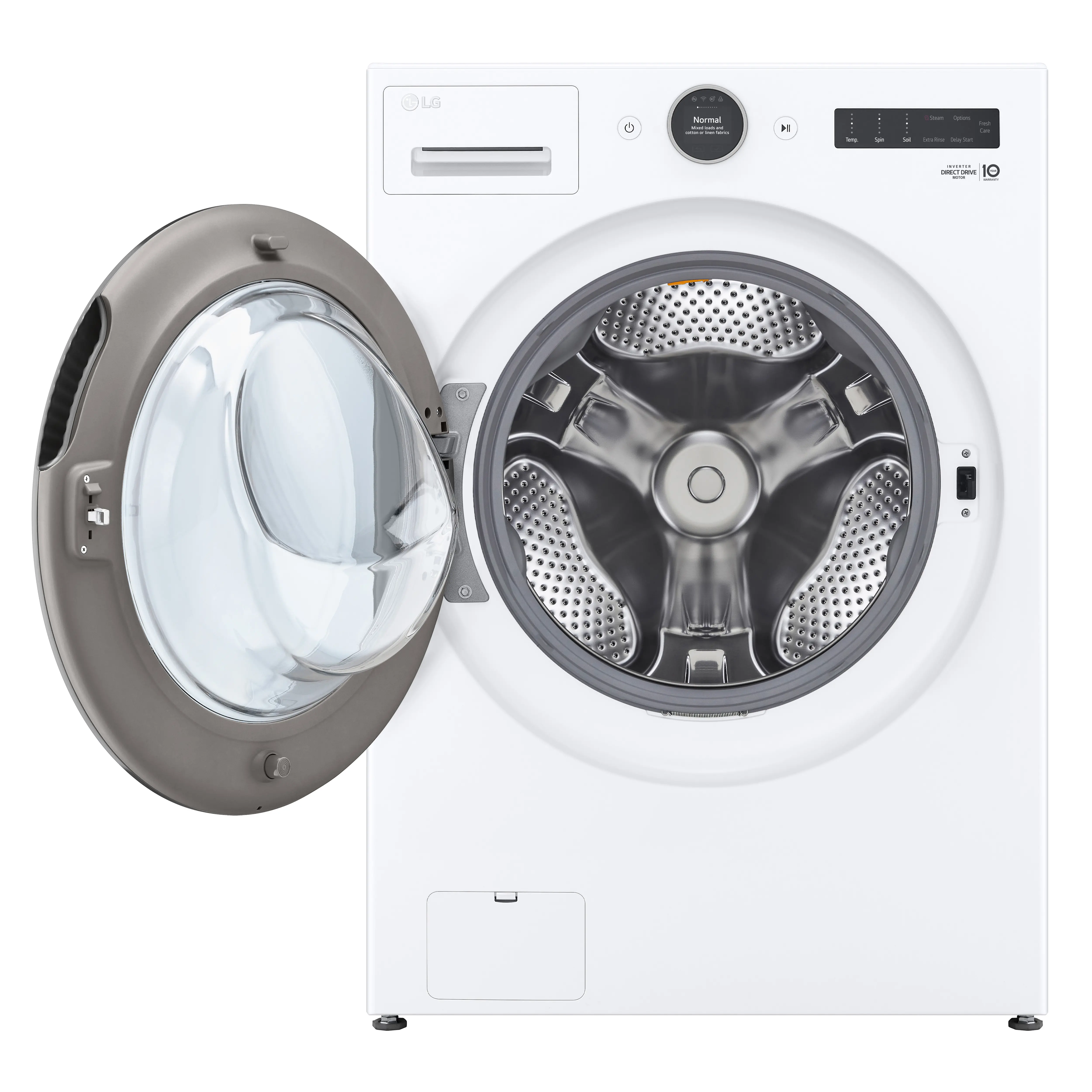 WM5500HWA LG 4.5 cu ft Front Load Washer - White 5500W-4