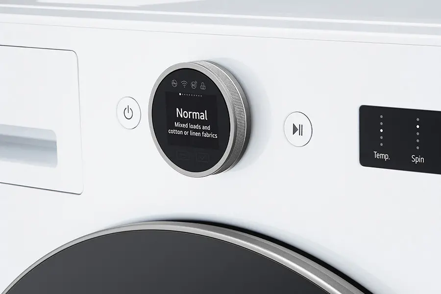 WM5500HWA LG 4.5 cu ft Front Load Washer - White 5500W-6