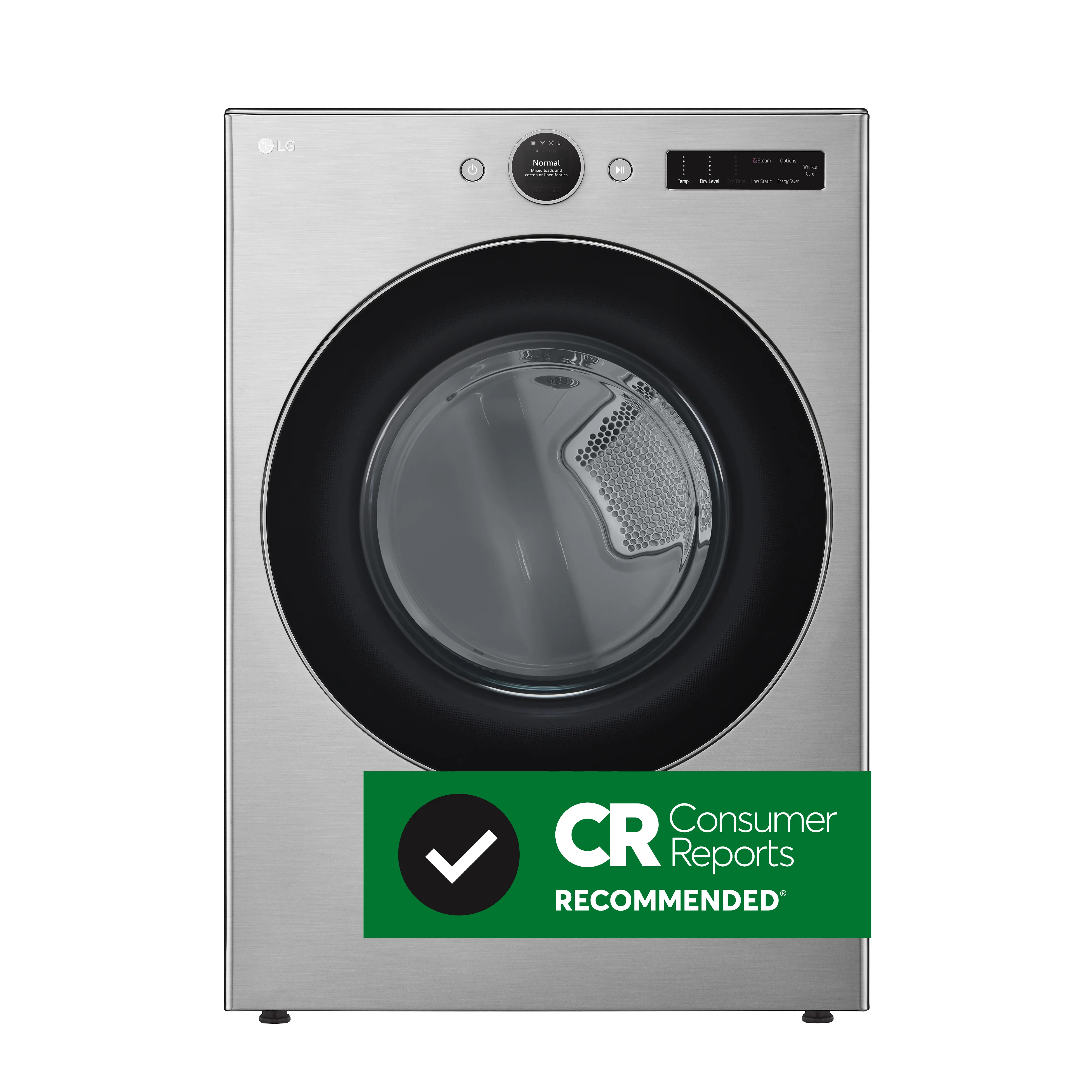 DLGX5501V LG 7.4 cu ft Gas Dryer - Graphite Steel 5500W-2