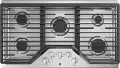 JGP5036SLSS GE 36 Inch Gas Cooktop - Stainless Steel