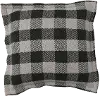 XS2401/CHECK-PILLOW Woven Natural Pillow