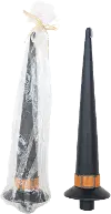 XS0442/WITCH/HA-CNDL 10  Black and Orange Witch Candles