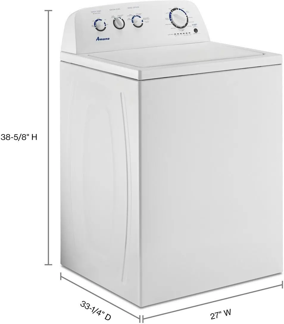 NTW4519JW Amana 3.8 cu ft Top Load Washer - White, 4519-13