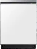 DW80BB707012 Samsung Bespoke Top Control Dishwasher - White Glass