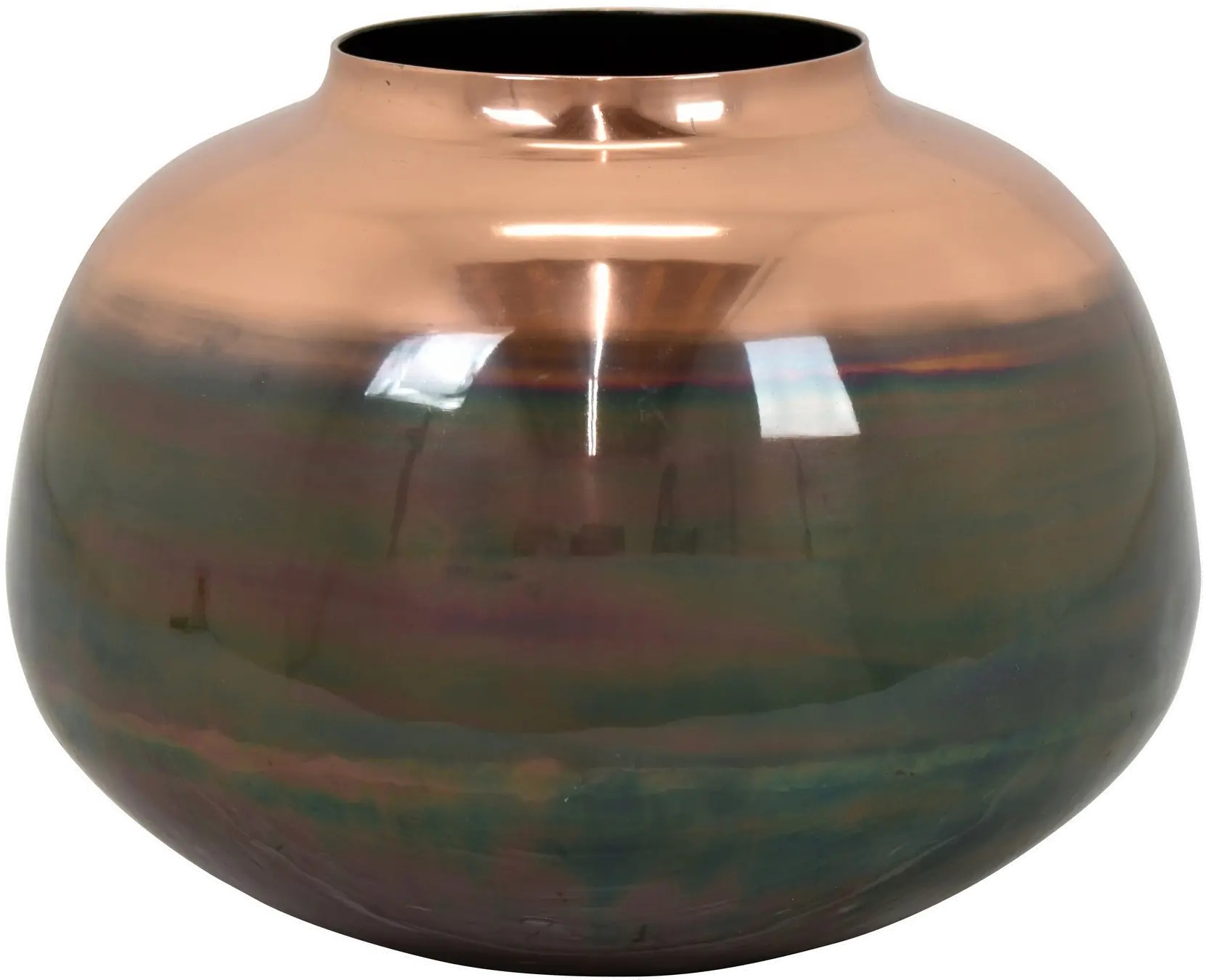 7.5 Two Tone Metal Vase-1