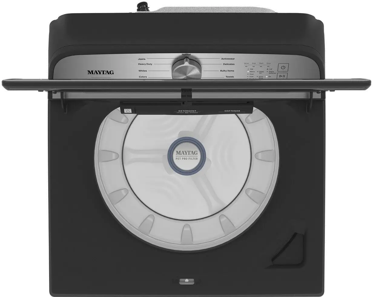 MVW6500MBK Maytag 4.7 cu ft Pet Pro Washer - Black M6500-3