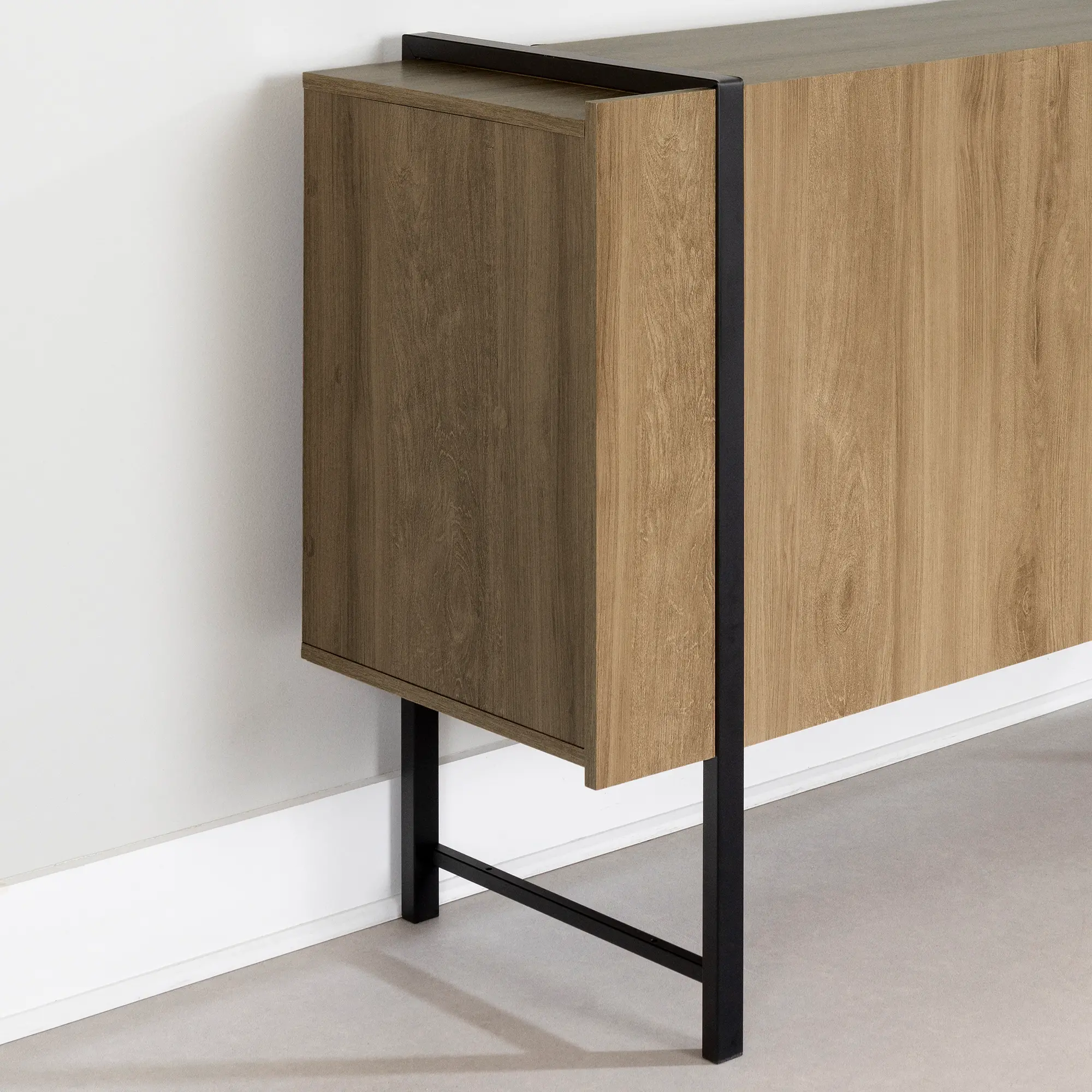 14384 Mezzy Light Brown Sideboard-4