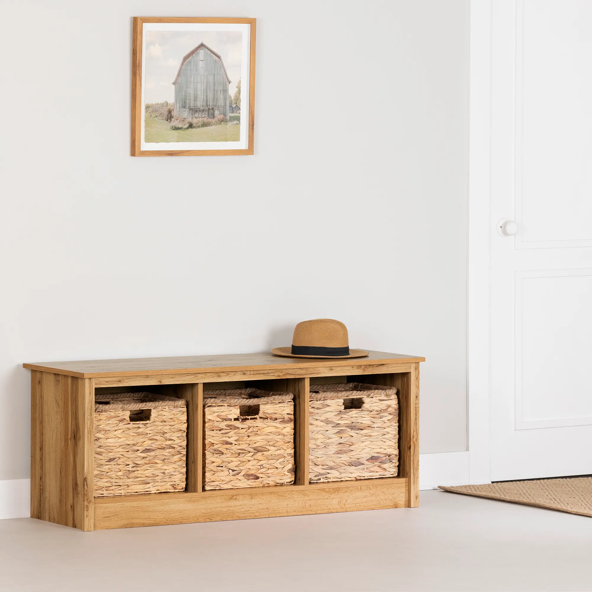 14698 Toza Nordik Oak Storage Bench-3