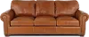 Tahoe Saddle Brown Leather Sofa