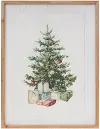 19.5 Inch Christmas Tree Wood Print