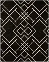 R1128-639/5X8-RUG Traverse 5 x 8 Intersection Black Area Rug