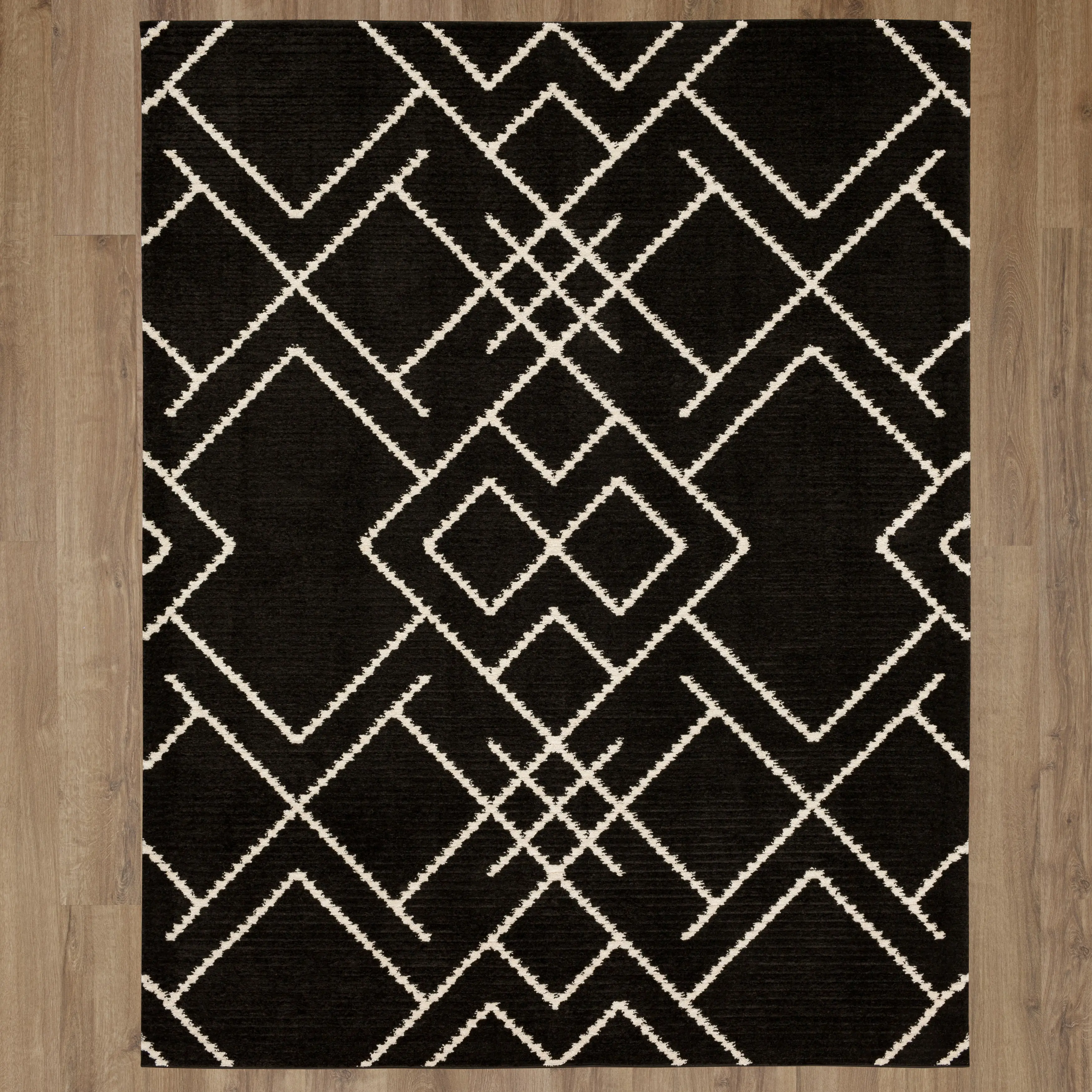 R1128-639/5X8-RUG Traverse 5 x 8 Intersection Black Area Rug-4