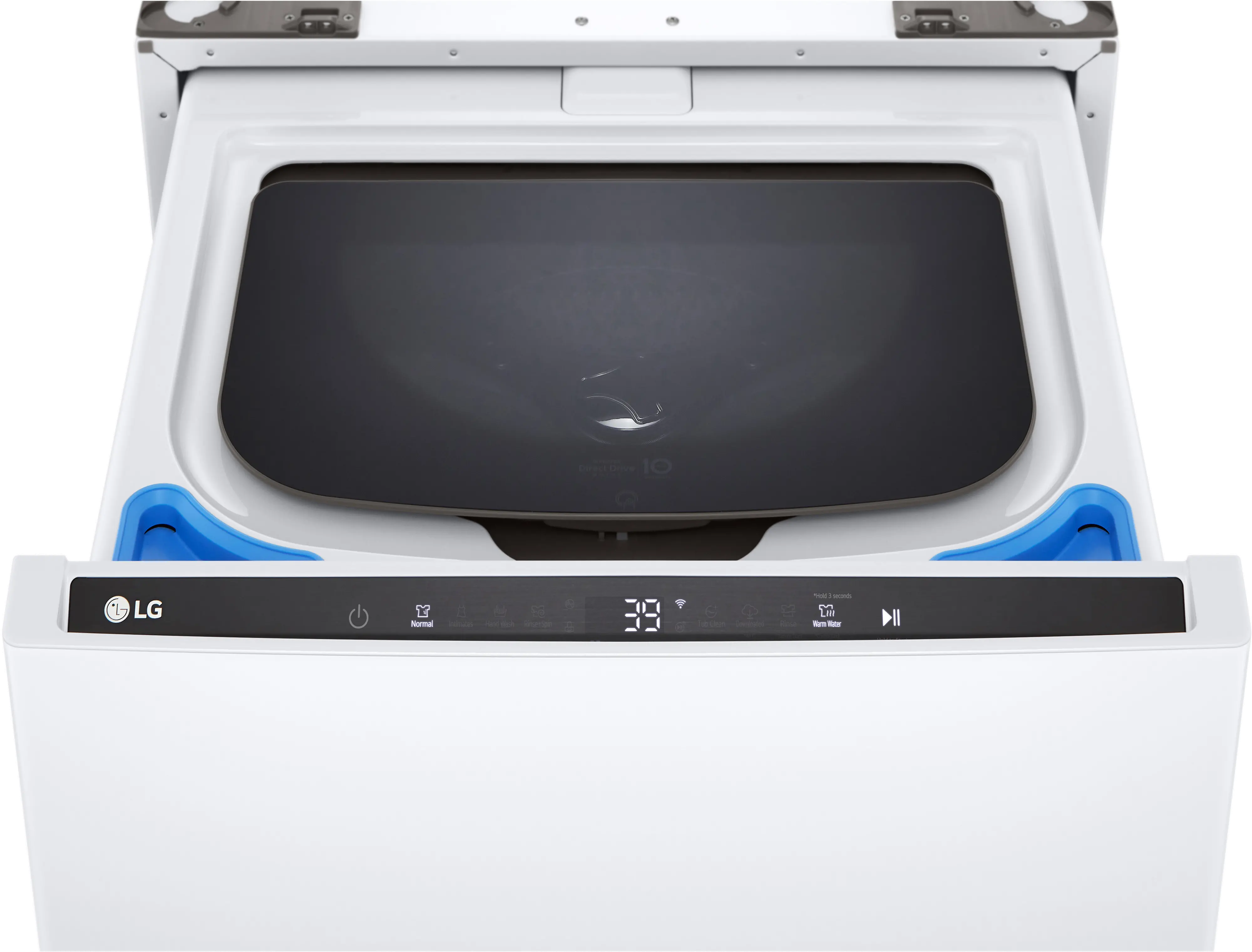 WD300CW LG Sidekick 1.0 cu ft Pedestal Washer - White-3