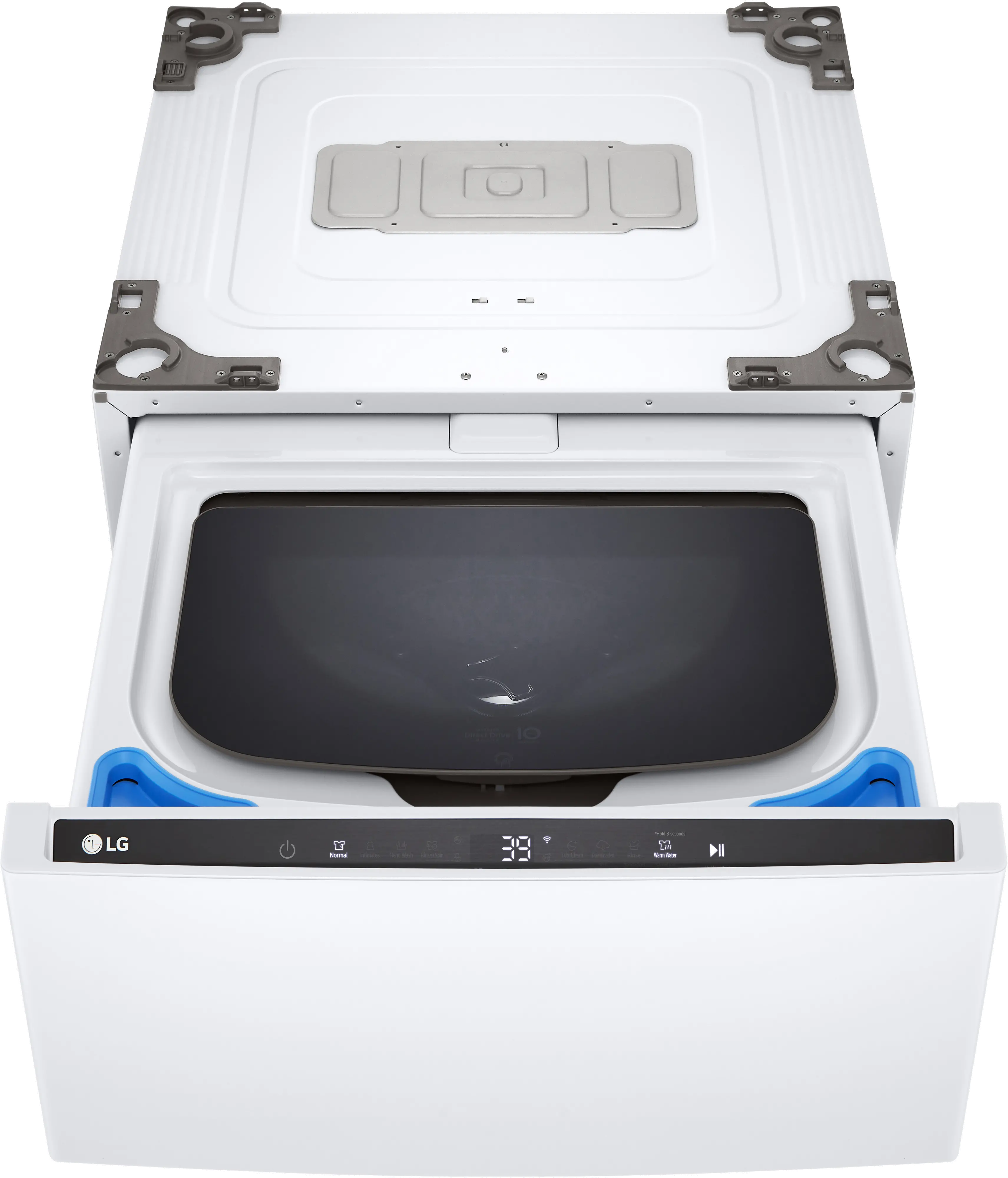 WD300CW LG Sidekick 1.0 cu ft Pedestal Washer - White-4