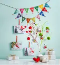 Holiday Felt Merry Christmas Multicolor Garland