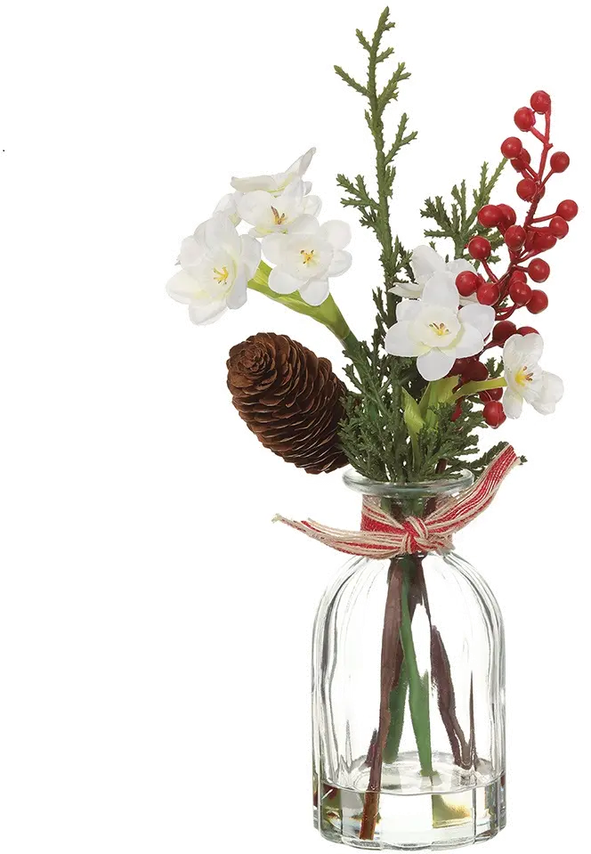 10 Inch Berry and Cedar Vase-1