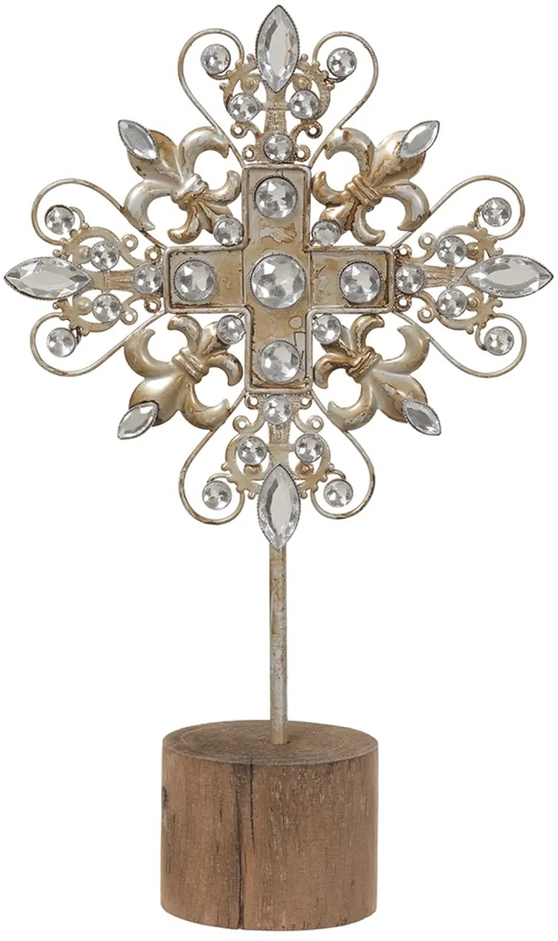 11 Inch Jeweled Table Top Decor