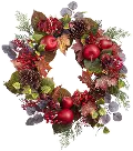 21 Inch Apple, Berry, and Cone Wreath